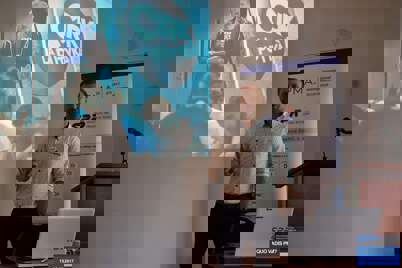 Michal Sikora a jeho přednáška o projektech v umění