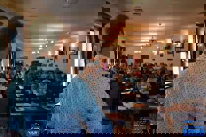 Michal Sikora a jeho přednáška o projektech v umění